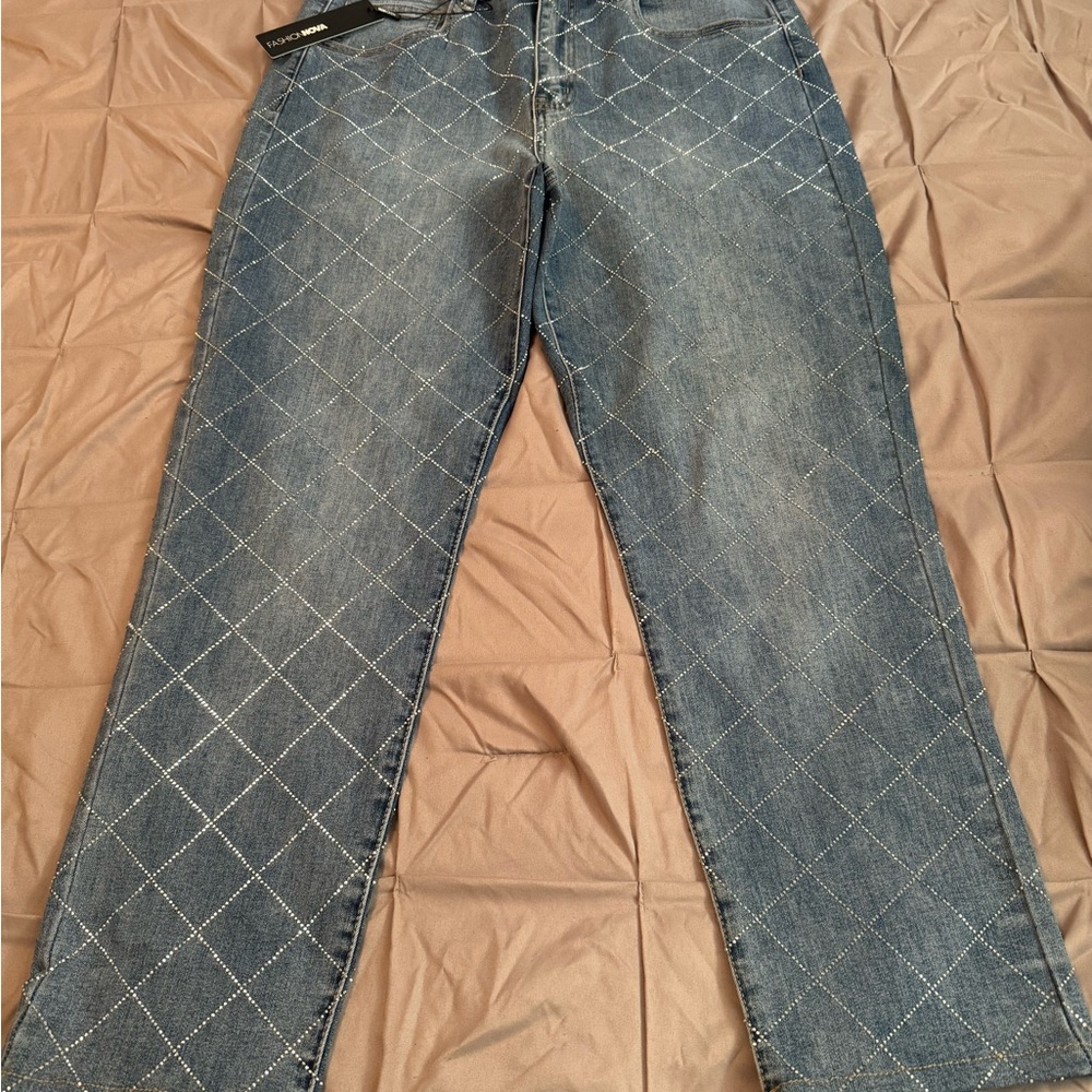 Women's Rhinestone Jeans